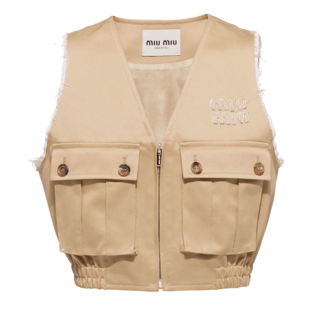 Miu Miu Beige Vest